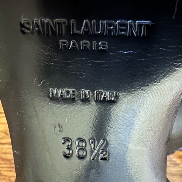 TRIBUTE PLATFORM SANDALS IN SMOOTH LEATHER - Picture 5 of 8